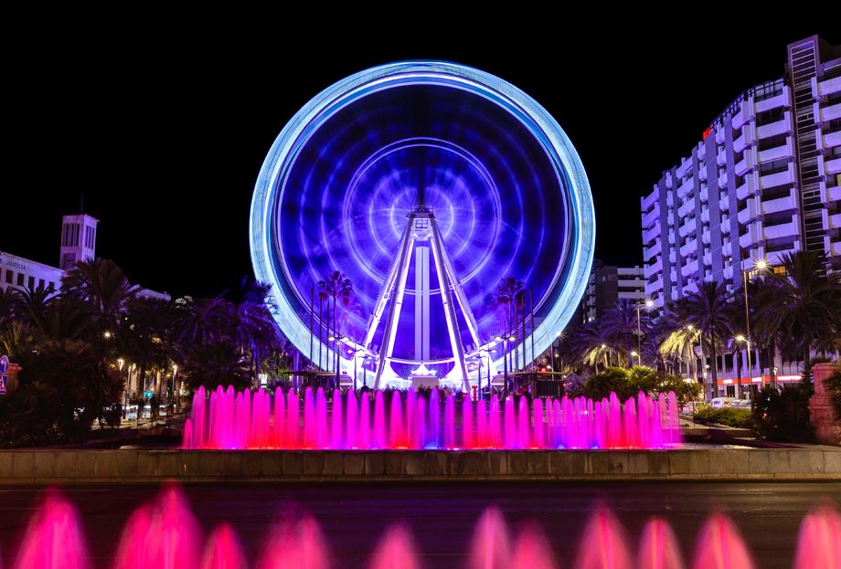 Noria Princess en plaza de las Velas de Almería